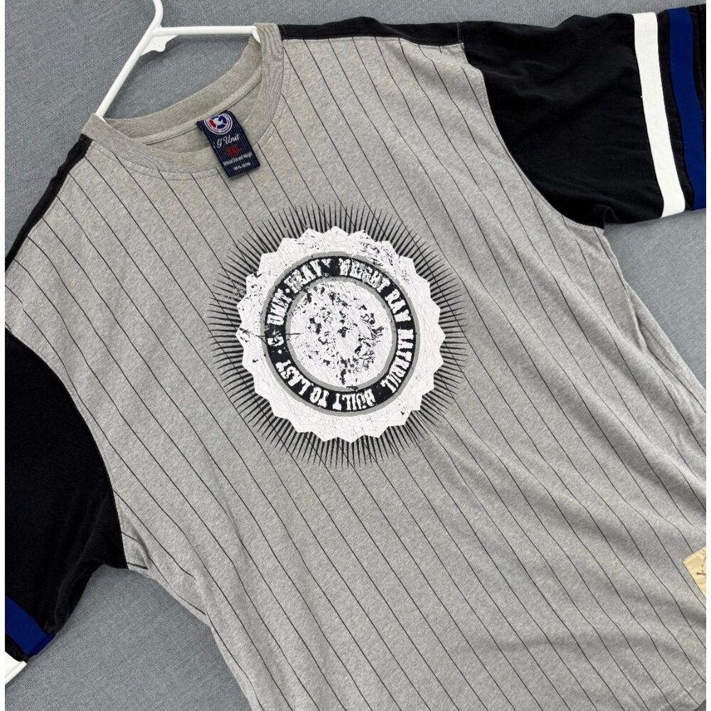 Vtg 50 Cent G-Unit Heavyweight Baseball T-Shirt Y2K 2000s Hip Hop Mens 3XL Tee